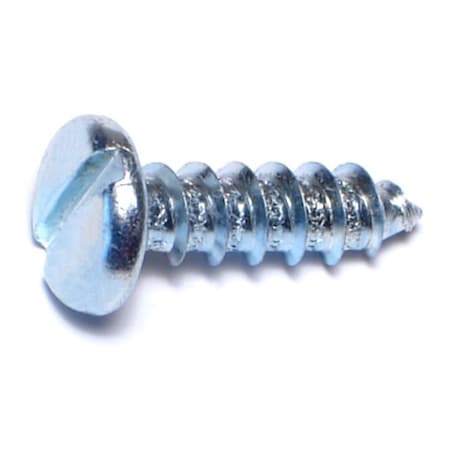 Midwest Fastener Sheet Metal Screw, #12 x 3/4 in, Zinc Plated Steel Pan Head Slotted Drive, 40 PK 62344